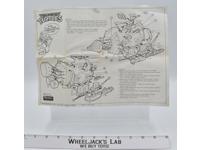 Teenage Mutant Ninja Turtles Blueprint ONLY 1990 Mutant Module 5624