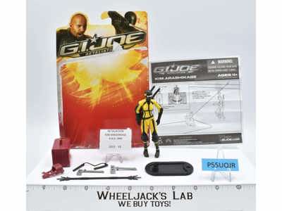 Kim Arashikage 100% Complete G.I. Joe 2013 Hasbro Action Figure