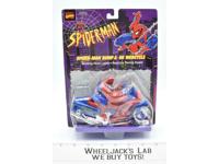 Spider-Man Bump &amp; Go Webcycle Marvel MISB 1997 Toybiz