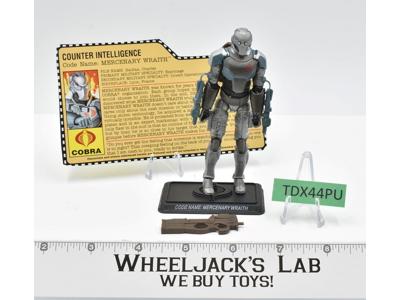 Mercenary Wraith v1A 100% Complete GI Joe 25th Anniversary 2008 Hasbro Figure