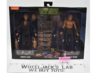 Oroku Saki &amp; Hamato Yoshi Teenage Mutant Ninja Turtles NEW MISB Neca 2020