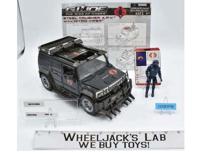 Steel Crusher A.P.V. With Nitro-Viper G.I. Joe 2009 Hasbro Action Figure Vehicle