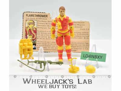 Blowtorch V1 100% Complete G.I. Joe 1984 ARAH Hasbro Vintage Action Figure