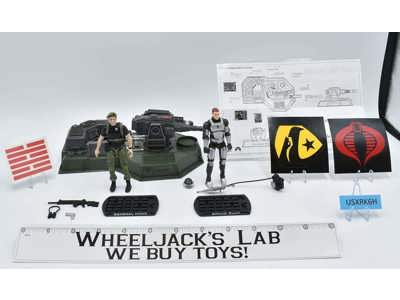 Laser Artillery Weapon With Hawk &amp; Grand Slam 100% Complete G.I. Joe 2009 Hasbro
