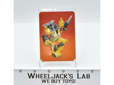 Sunstreaker 10 Variant Color 1985 G1 Transformers Action Trading Cards