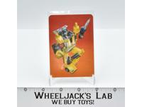 Sunstreaker 10 Variant Color 1985 G1 Transformers Action Trading Cards