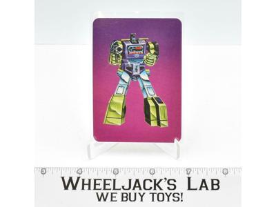 Hook Card 120 Variant Color 1985 G1 Transformers Action Trading Cards