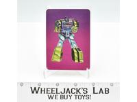 Hook Card 120 Variant Color 1985 G1 Transformers Action Trading Cards