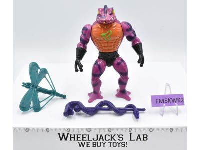 Tung Lasher 100% Complete He-Man MOTU Masters of the Universe 1986 Mattel