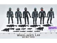 Cobra Night Watch Troopers 100% Complete GI Joe 2005 Hasbro Action Figures