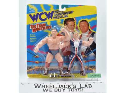 Blue Bloods Tag Team Wrestlers NEW MOSC 1994 WCW Original Toymakers SF Figure