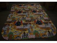 Star Wars Return Of The Jedi Twin Woven Bedspread 1983 Vintage