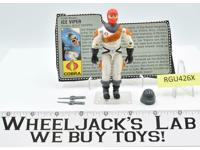 Ice Viper V1 100% Complete 1987 GI Joe ARAH Hasbro Vintage Action Figure