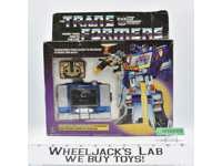 Soundwave &amp; Buzzsaw W/ Box 1985 Vintage G1 Transformers Action Figure