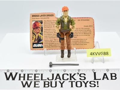 Tollbooth V1 100% Complete 1985 GI Joe Hasbro Vintage Action Figure