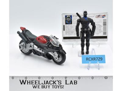Ninja Lightning Cycle &amp; Snake Eyes G.I. Joe 2004 Hasbro Vehicle Action Figure