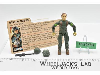 Grunt V1.5 100% Complete 1983 G.I. Joe Hasbro Vintage Action Figure