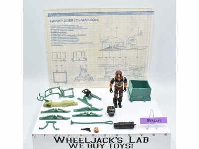 Zartan The Enemy W/ Swamp Skier 100% Complete GI Joe 1984 Hasbro Vintage