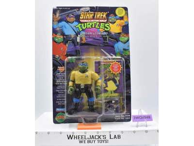 Captain Leonardo Teenage Mutant Ninja Turtle TMNT Star Trek Playmates NEW MOSC