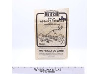 Ewok Assault Catapult Instructions Star Wars 1984 Kenner Vintage