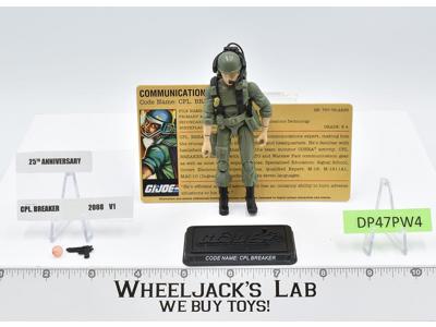 CPL Breaker v1 100% Complete GI Joe Comic Pack 2008 Hasbro Action Figure