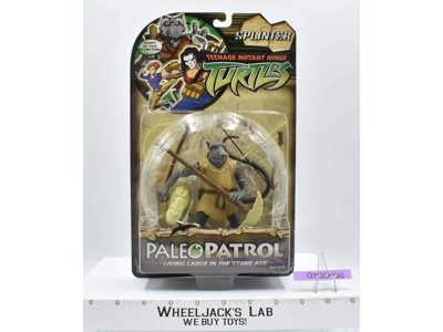 Splinter Teenage Mutant Ninja Turtles Paleo Patrol TMNT 2006 Playmates MOSC