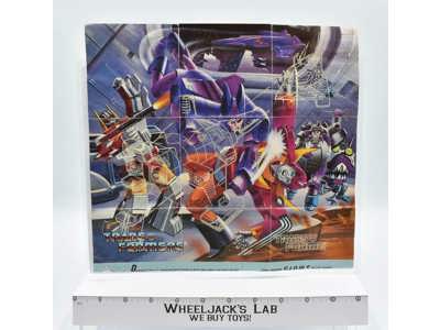 Superion Insert Poster Glow In The Dark 1986 G1 Transformers Vintage