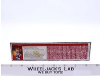 Blaster Action Figure Tech Specs 1985 Vintage Hasbro G1 Transformers