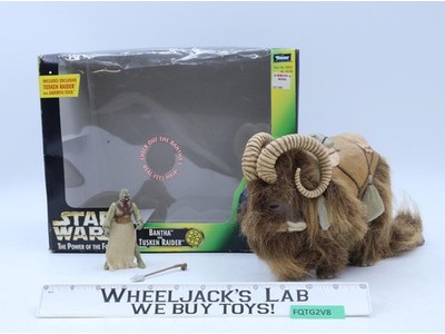 Bantha W/Tusken Raider Complete Star Wars POTF 1998 Kenner Action Figure Set