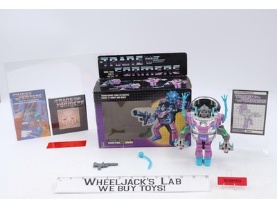 Gnaw Sharkticon 100% Complete W/Box G1 Transformers 1986 Vintage Figure