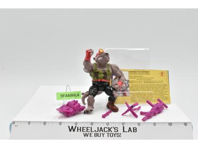 Dirtbag 100% Complete Teenage Mutant Ninja Turtles TMNT 1991 Playmates Figure