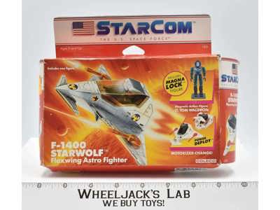 StarWolf Flexwing F1400 Complete W/Box Starcom 1986 Coleco Action Figure Vehicle