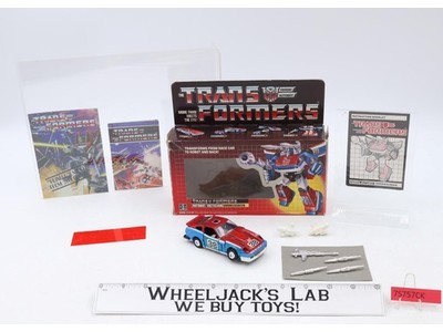 Smokescreen W/ BOX 100% Complete 1985 Vintage Hasbro G1 Transformers Action Fig