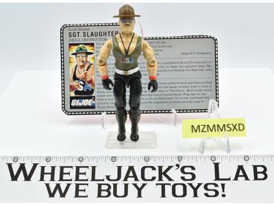Sgt. Slaughter RED BACK V1 1986 GI Joe ARAH Vintage Hasbro Action Figure