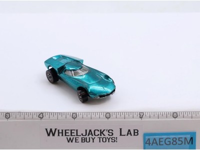 Turbofire Aqua 1968 1969 Redline Hot Wheels Mattel Vintage RL Spectraflame