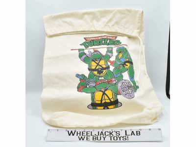 Teenage Mutant Ninja Turtles 1989 Innovo Inc. Vintage Canvas Drawstring Bag