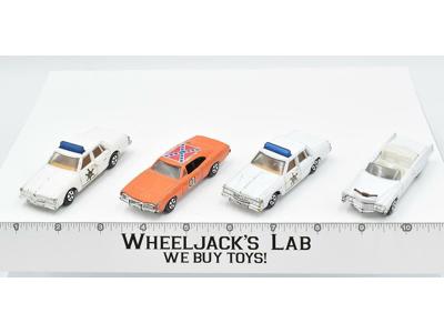 Car Lot of 4 Vintage ERTL Toy Cars Dukes Of Hazzard