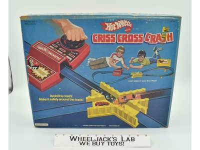 Criss Cross Crash Track Set W/Box 1978 Hot Wheels Mattel Vintage