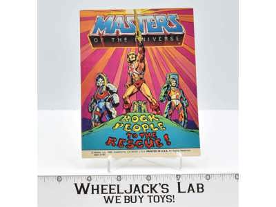 Rock People To The Rescue 1985 Mini Comic He-Man Masters of the Universe MOTU