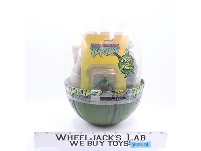 Leonardo Turtle Egg Bundle TMNT 2005 Playmates 4-Pack Toy Set