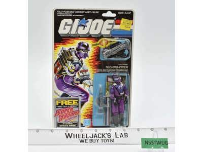 Techno-Viper GI Joe ARAH 1987 Hasbro Vintage Action Figure NEW MOSC SEALED