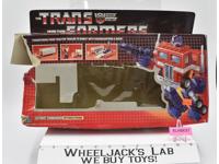 Optimus Prime Box Only 1985 Action Figure Vintage Hasbro G1 Transformers