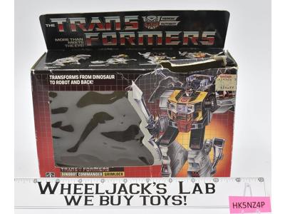 Grimlock BOX ONLY 1984 Vintage Hasbro G1 Transformers Action Figure