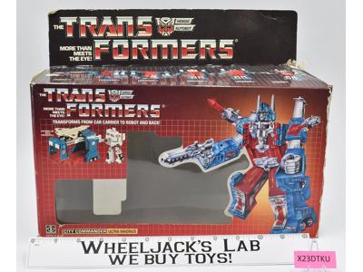 Ultra Magnus Box Only 1985 Action Figure Vintage Hasbro G1 Transformers