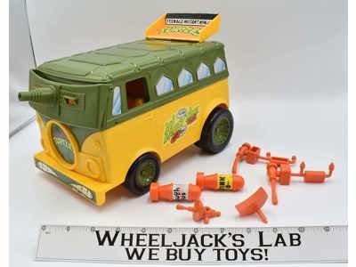 Party Wagon 100% Complete TMNT 1989 Vintage Playmates Toys