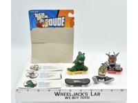 Tech Deck Dude Set of 3 Skateboard Figures 2002 Magna Series 4 Nick, Slam, Mort