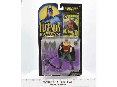 Crusader Robin MOSC NEW Legends of Batman Kenner 1994 Action Figure