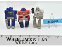 Optimus Prime Megatron Soundwave Character Erasers Transformers 1985 Vintage