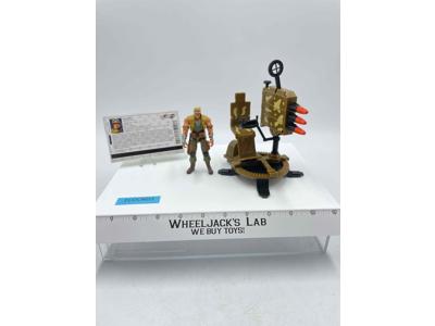Gun Station With Dart 100% Complete G.I. Joe 2004 Hasbro Vehicle Action Figure