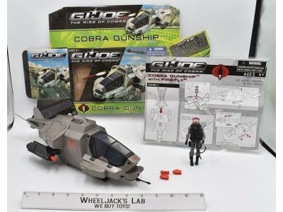 Cobra Gunship With Firefly #1 100% Complete G.I. Joe Action Figure 2009 Vehicle